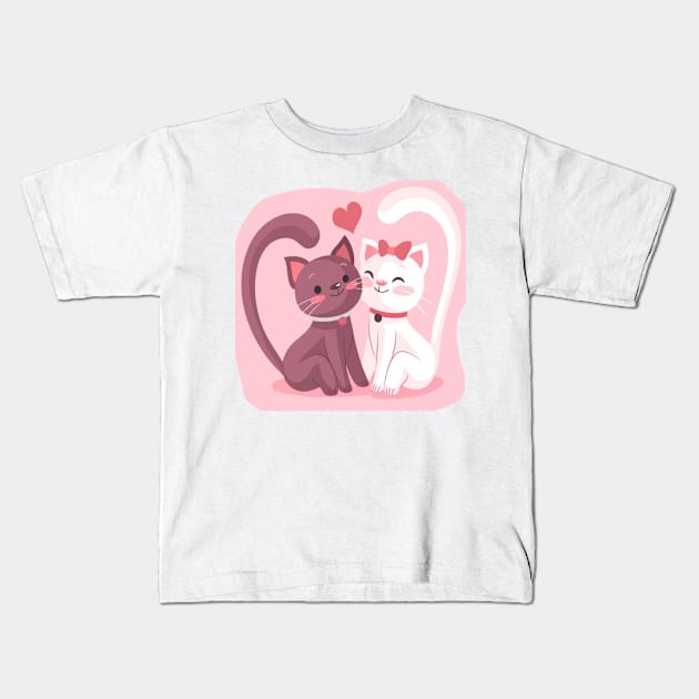 valentine day Kids T-Shirt by Mdath